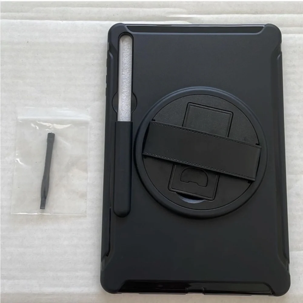PROTECTION Hand Strap Series Case for Samsung Galaxy Tab S8+ - Black